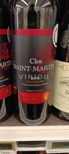South West Madiran Clos Saint Martin 2019