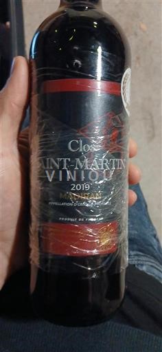 Lounais-Ranska Madiran Clos Saint Martin 2019