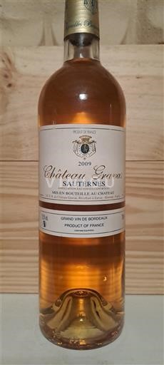 Bordoja Sauternes Château Grava 2009
