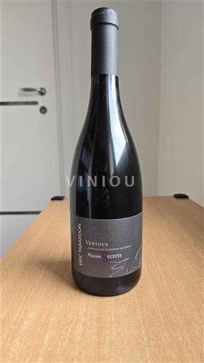 Vale do Ródano Ventoux Eric Tabardon Plaisirs Secrets 2015