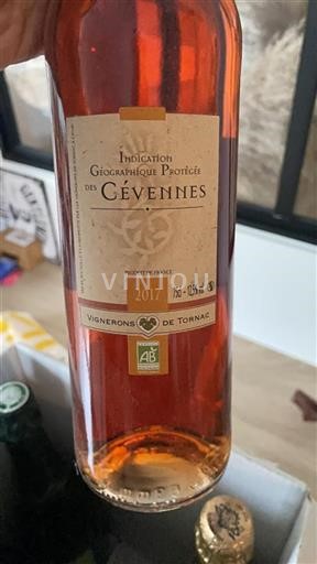 Languedoc-Roussillon Cévennes Vignerons De Tornac 2017
