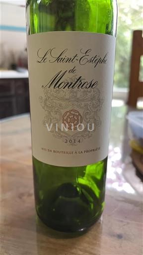 Bordeaux Saint-Estèphe Montrose Le Saint-Estèphe 2014