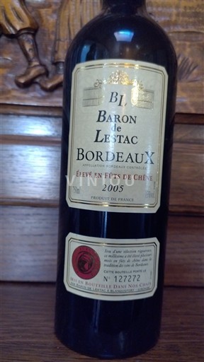 Bordeaux Baron De Lestac 2005