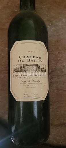 Burdeos Saint-Émilion Gran Cru Grand Cru Château Barry 1997