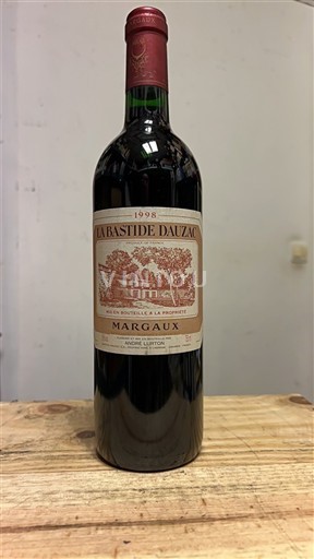 Bordeaux Margaux La Bastide Dauzac 1998