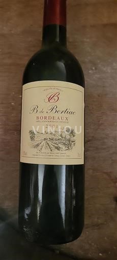 Bordeaux B De Bertiac 2001