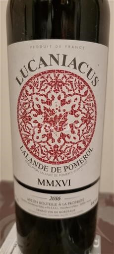 Burdeos Lalande-de-Pomerol Lucaniacus 2016