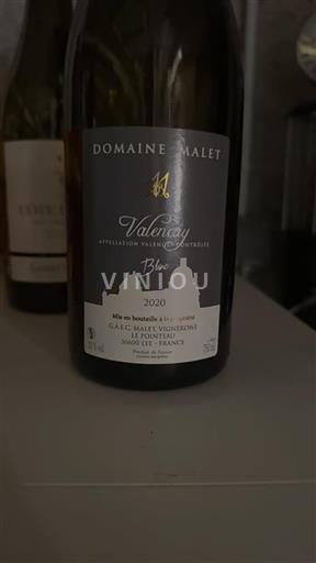 Loire Valley Valençay Domaine Malet Valençay 2020