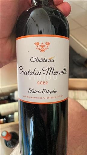 Burdeos Saint-Estèphe Cru Bourgeois Coutelinmerville 2022