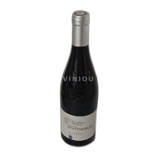 Vin Rouge sec Domaine Des Fontnobles 2017 France Vallée du Rhône Gigondas AOC