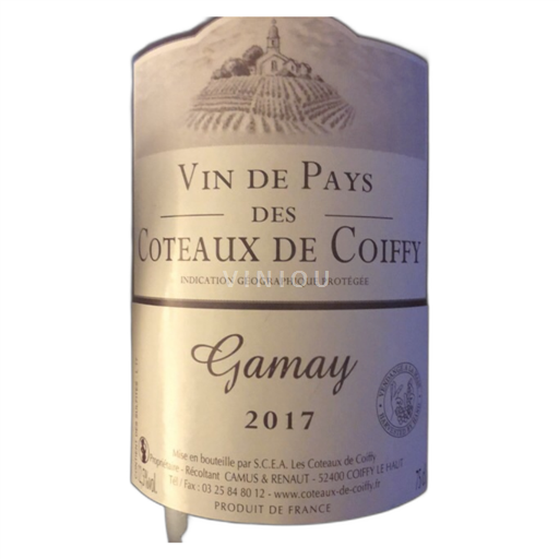 Champagne Coteaux Champenois Coteaux De Coiffy 2017
