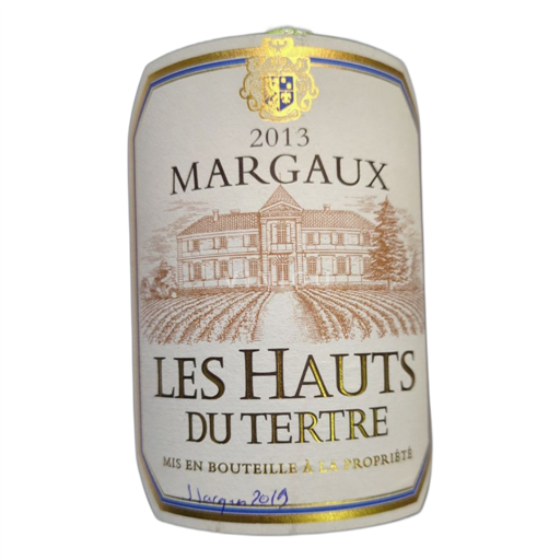 Bordeaux Margaux Les Hauts Du Tertre 2013