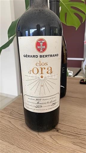 Languedoc Minervois-la-livinière Domaine Gérard Bertrand Clos d'Ora 2013