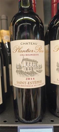 Bordeaux Saint-Estèphe Château Plantier Rose 2014