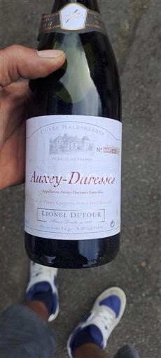 Burgundi Auxey-Duresses Lionel Dufour Malesherbes Ei vuosikertaa