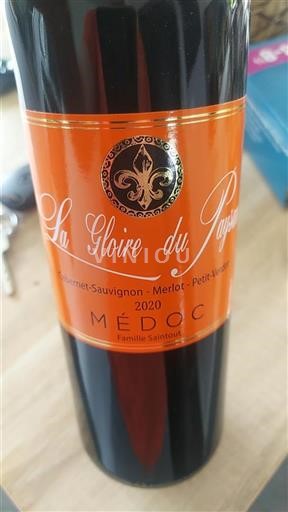 Bordeaux Médoc Famille Saintout La Gloire du Paysan 2020