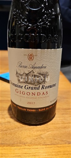 Thung lũng Rhône Gigondas Pierre Amadieu Domaine Grand Romane 2017