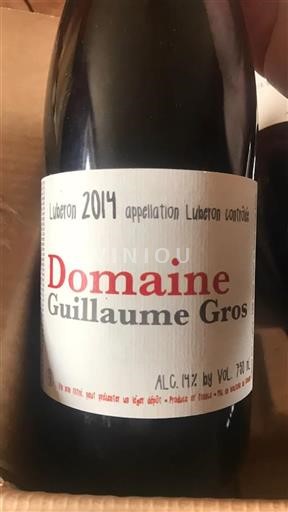 Thung lũng Rhône Luberon Domaine Guillaume Gros 2014