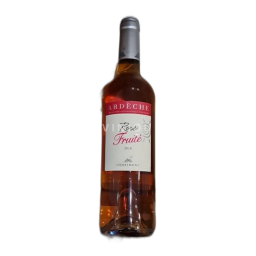 Provence, Nedre Rhônedal, Korsika Ardéchois Vinmarker Ombremont Rosé Fruité 2018