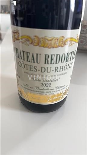 Valle del Rodano Côtes-du-Rhône Château Redortier Côté Dentelles 2022
