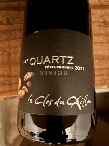 Rhônen laakso Côtes-du-rhône Le Clos Du Caillou Les Quartz 2022