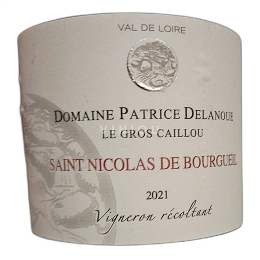 Vallée de la Loire Saint-Nicolas-De-Bourgueil Domaine Patrice Delanoue Le Gros Caillou 2021