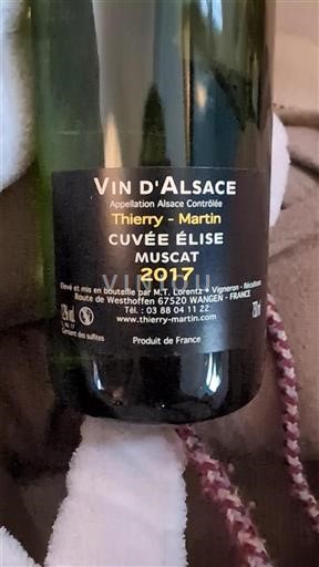 Alsace Thierry Martin Élise 2017
