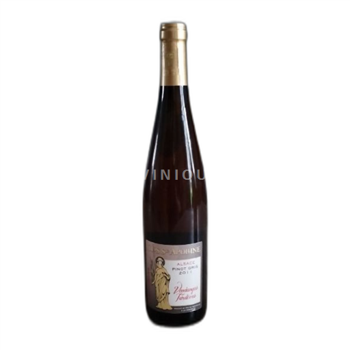 Vin Blanc sec Vendanges Tardives Clos Ste Apolline 2011 France Alsace Pinot gris AOC