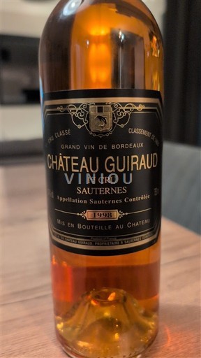 Bordeaux Sauternes Château Guiraud 1998