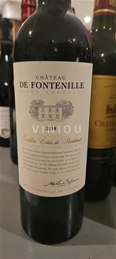 Bordeaux Cadillac-côtes-de-bordeaux Château Fontenille 2018