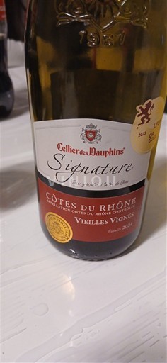 Thung lũng Rhône Côtes-du-rhône Cellier Des Dauphins Signature Vieilles Vignes 2021