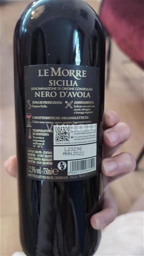 Sicilien Ikke specificeret Le Morre Nero d'Avola 2022