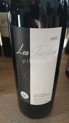 Vinos Rouge sec Les Jardins Du Moulin 2022 Francia Burdeos Lalande-de-Pomerol AOC