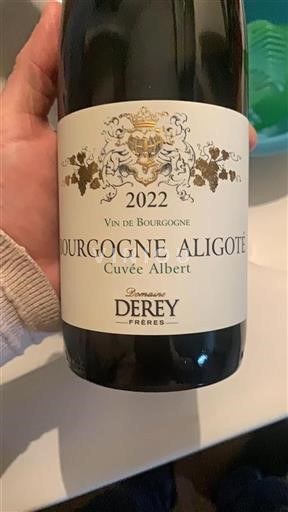 Burgundy Bourgogne Aligoté Derey Frères Albert 2022