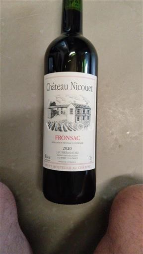 Bordeaux Fronsac Château Nicouet 2020