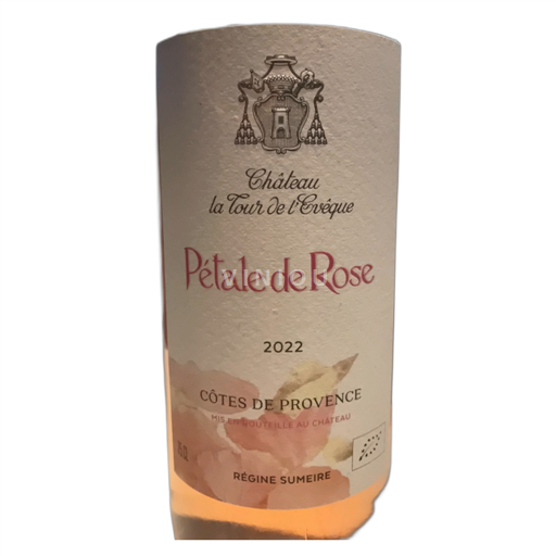 Provenza Côtes-de-Provence Château La Tour De L'évêque Pétale de Rose 2022