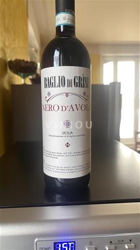 Vin Rouge sec Nero d'Avola Baglio Di Grisi 2023 Italie Piémont Boca DOC