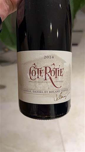 Rhônen laakso Côte-rôtie Gisèle, Daniel Et Roland Vernay 2014
