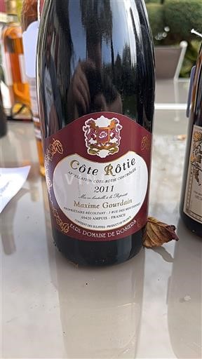 Thung lũng Rhône Côte-rôtie Domaine Rosiers 2011