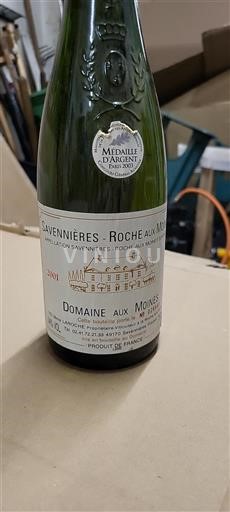 Údolí Loiry Savennières Domaine Aux Moines Roche aux Moines 2001