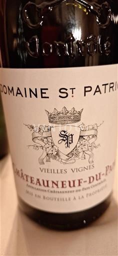 Rona dolina Châteauneuf-du-Pape Domaine St Patrice Vieilles Vignes 2017