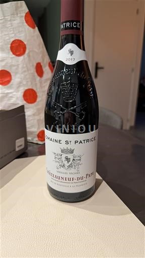 Thung lũng Rhône Châteauneuf-du-pape Domaine St Patrice Vieilles Vignes 2017