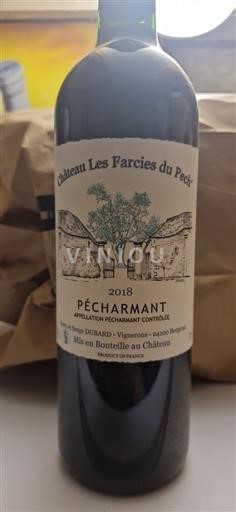 Southwest Pécharmant Château Les Farcies du Pech' 2018