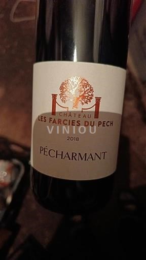 Sud-Vest Pécharmant Château Les Farcies du Pech' 2018