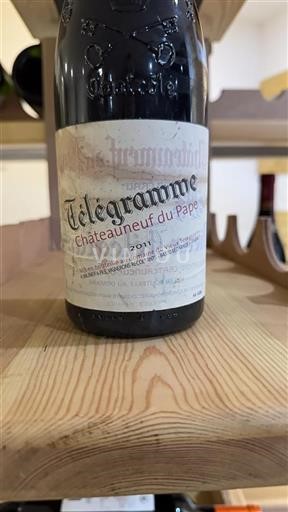 Rhônedalen Châteauneuf-du-Pape Télégraphe Télégramme 2011