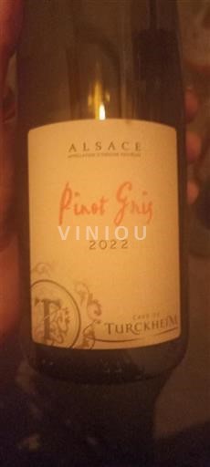 Alsace Cave De Turckheim Pinot Gris 2022
