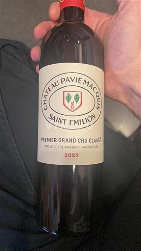 Bordeaux Saint-Émilion Château Pavie Macquin 2022