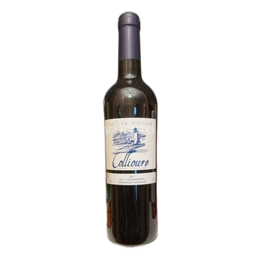 Vin Rouge sec Colline Matisse S.C.V. Le Dominicain 2017 France Roussillon Collioure AOC