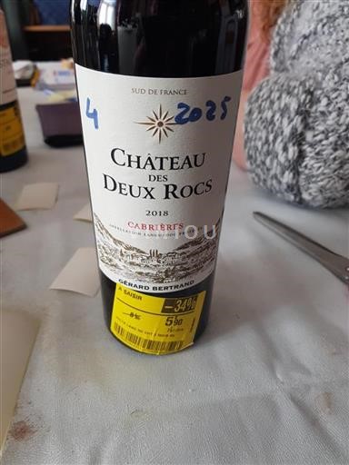 Languedoc Corbières Château Des Deux Rocs 2018