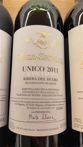 Kastilien und León Ribera del Duero Vega Sicilia UNICO 2011